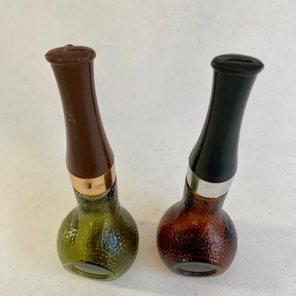 Lot 2 Vintage Avon Tai Winds After Shave Glass Bottles Pipe Green & Brown - Picture 4 of 7